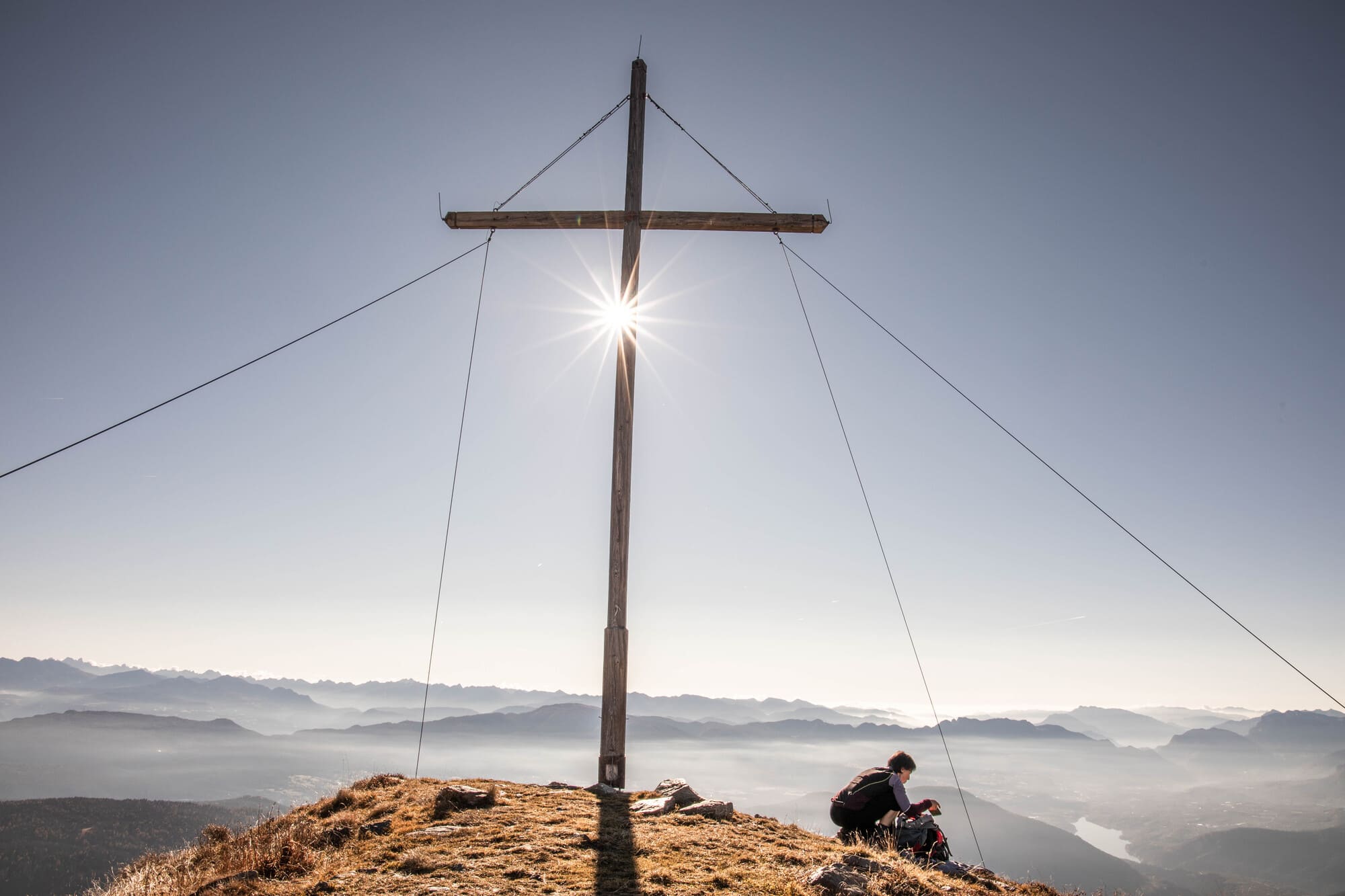 Das Gipfelkreuz des Mandlspitz