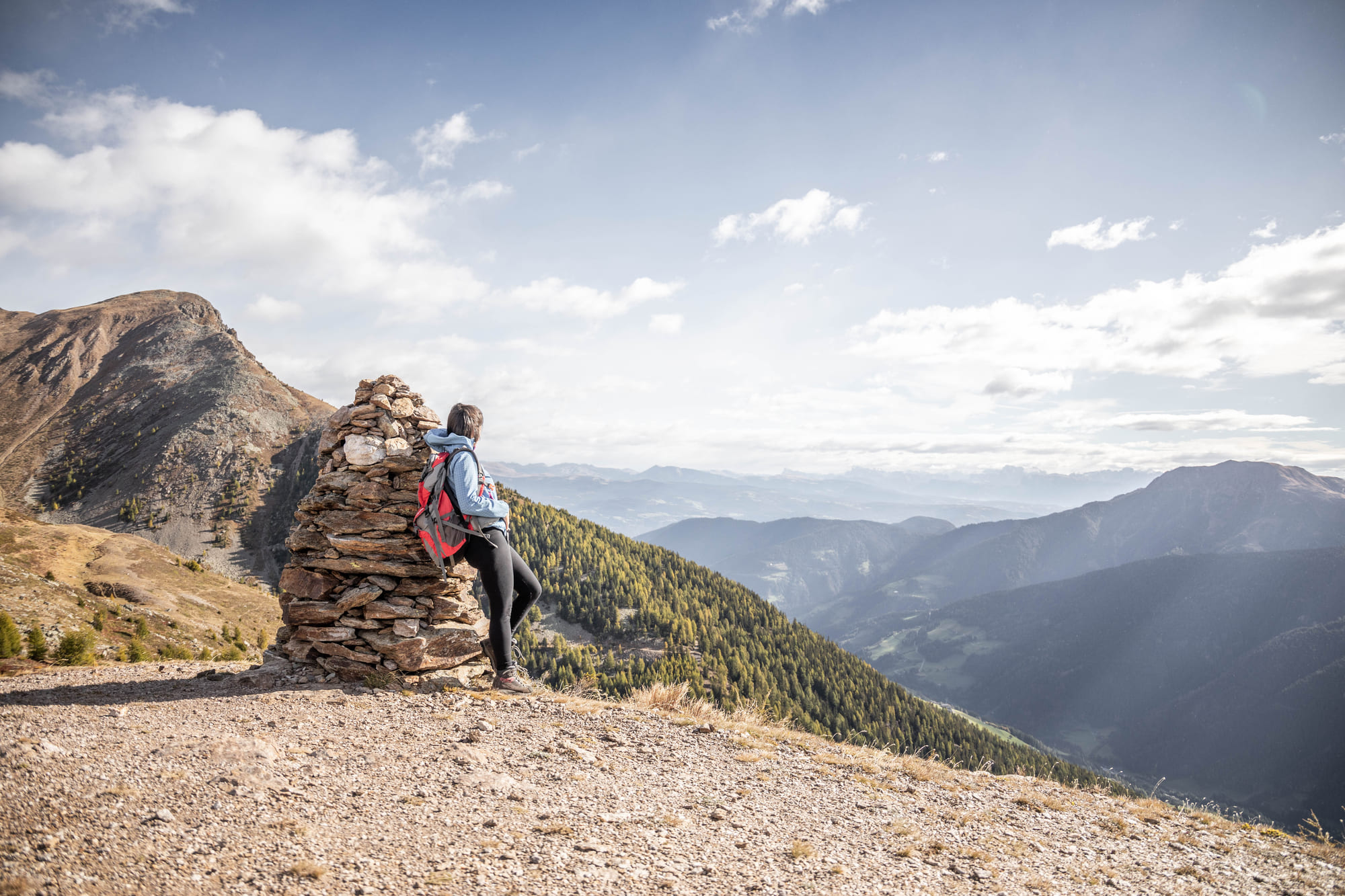 Panorama zum Genießen: Blick in die Dolomiten