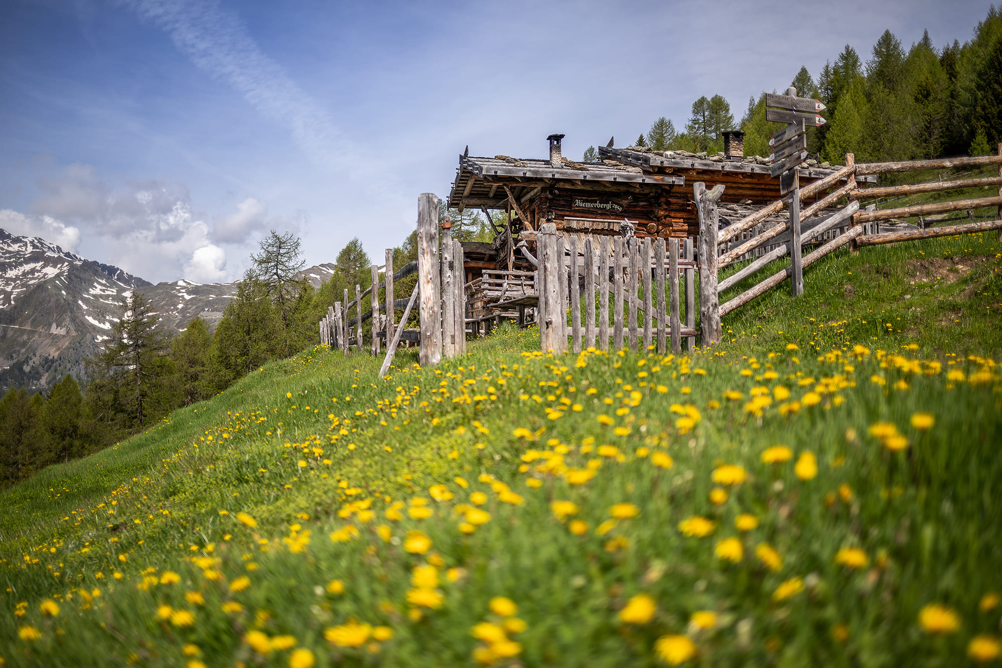 Idyllisch und urig: die Riemerberglalm