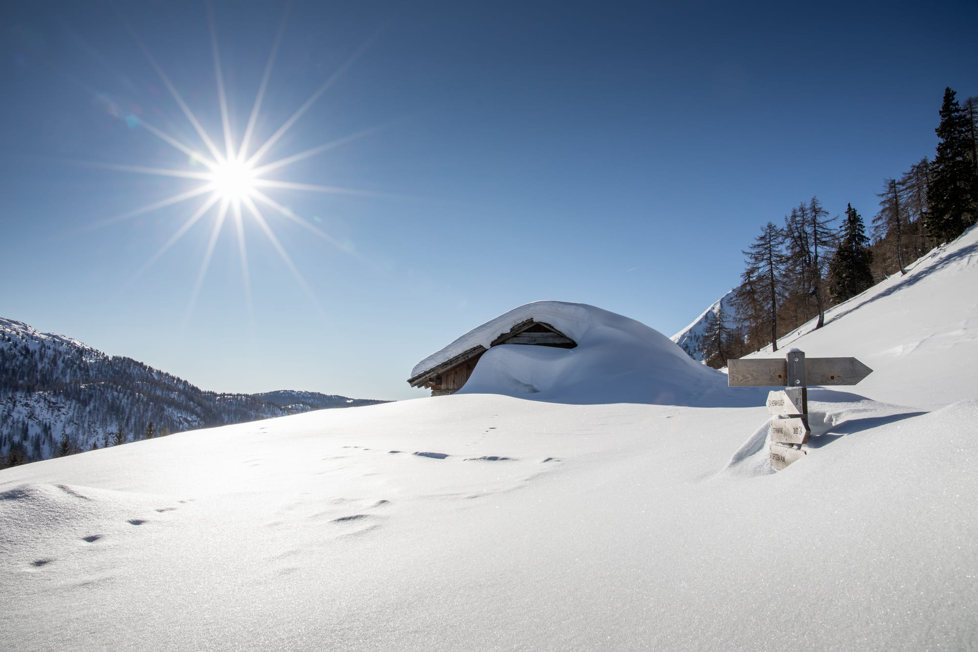 Idyillisch: bei der Gampenalm